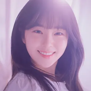 🧁 8bd0df17 femme, sourire, portrait, personne, visage telegram sticker