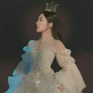 📚 b24f7a81 Prinzessin, Kleid, Krone, Frau, Elegant telegram sticker