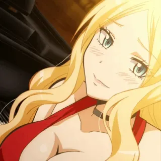 🌙 40cc3aa5 Irina Jelavić Assassination Classroom Anime, Assassination Classroom, Irina Jelavic, Professora, Loira, Mulher telegram sticker
