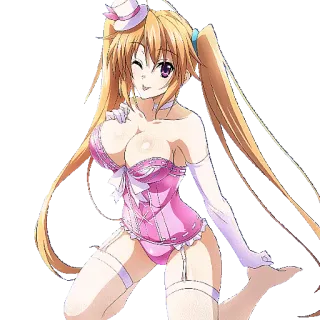 😉 d1033895 Аниме, Девушка, Мультфильм, Иллюстрация, Персонаж telegram sticker