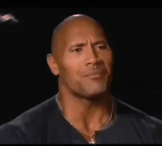 😁 537a3ae0 Dwayne Johnson Meme, Espressione, Confuso, Dubbioso, The Rock, Dwayne Johnson telegram sticker