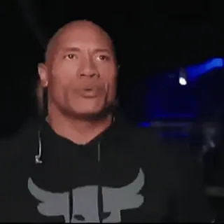 👊 8e4db23c Dwayne Johnson Dwayne Johnson, The Rock, attore, celebrità, persona, wrestler telegram sticker