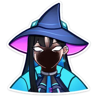 🧙 16281cb4 bruja, magia, fantasía, personaje, mujer telegram sticker