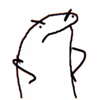 😡 03a0e57f cartoon, anger, angry, stick figure, meme telegram sticker