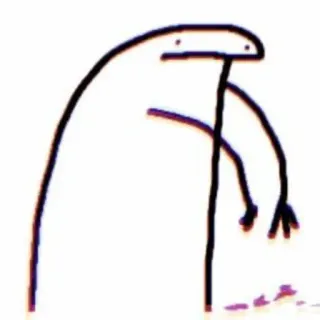 🚮 0d4e0c34 stick figure, cartoon, drawing, minimalist, character, funny, meme telegram sticker