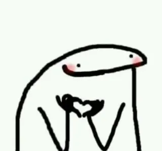 ❤️ 1c22a374 stick figure, love, heart, cute, cartoon, simple telegram sticker