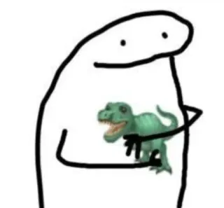 🦖 5457d456 dinosaur, cartoon, drawing, animal, toy, funny telegram sticker