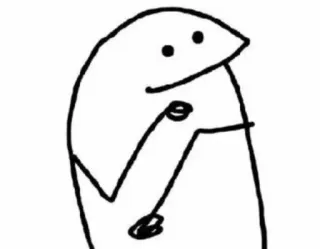 😀 8fa25f24 meme, florkofcows, cartoon, stick figure, simple, funny telegram sticker