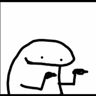 👍 a4dcb01d stick figure, florkofcows, meme, offensive gesture telegram sticker