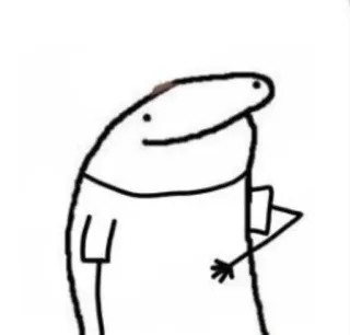 🙂 b6215ab2 stick figure, cartoon, meme, florkofcows telegram sticker
