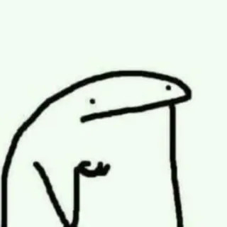 🙄 c1fb59ce stick figure, meme, doodle, simple, cartoon telegram sticker