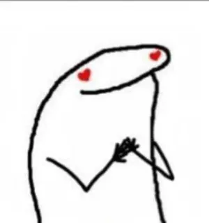🥰 dc8ff00b florkofcows, love, hearts, stick figure, cute, cartoon telegram sticker