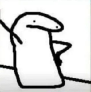 😐 fb5014c1 florkofcows, stick figure, middle finger, offensive gesture telegram sticker