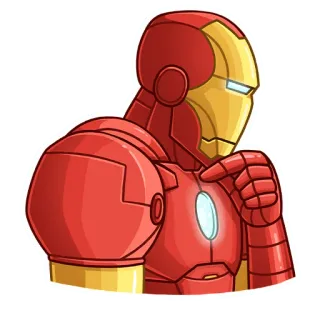 Железный Человек :: @stickroom whatsapp stickers