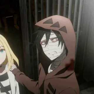 🩸 7e6b93ab Isaac Foster Angels of Death Anime, Angels of Death, Horror, Isaac Foster, Zack, Rachel Gardner telegram sticker
