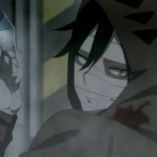 🩸 9b11b931 anime, sangre, personaje, Zack, Angels of Death telegram sticker