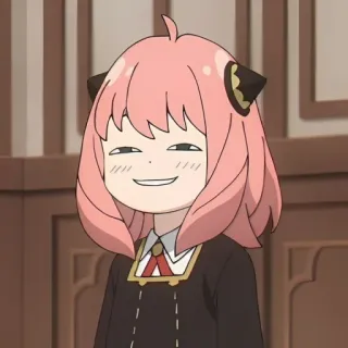 🐿 23f9925d Anya Forger Spy x Family anime, Spy x Family, Anya Forger, dibujos animados, arrogante, lindo, chica telegram sticker