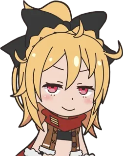 😏 9ac21b32 anime, character, smug, expression telegram sticker