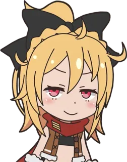 😏 6cbe99fa anime, arrogante, cartone animato, personaggio, manga telegram sticker