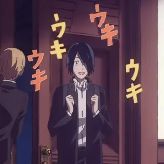 🤩 33e5490b ウキ Anime, Manga, Japonés, Personaje, Arte, Ilustración whatsapp sticker