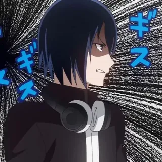 🤬 4892ed80 Yu Ishigami Kaguya-sama: Love Is War ギラオス Anime, Manga, Yu Ishigami, Kaguya-sama, enfadado, impactado whatsapp sticker