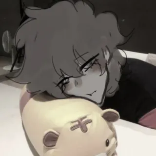 📍 47b4ae6a Anime, Kreskówka, Kawaii, Słodkie, Postać, Estetyczne telegram sticker