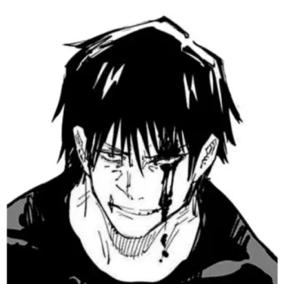 🙂 923dd6ec Toji Fushiguro Jujutsu Kaisen Toji Fushiguro, Jujutsu Kaisen, Anime, Manga, Sangre, Herida, Personaje, Retrato telegram sticker