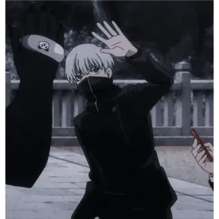 💭 8665db29 Toge Inumaki Jujutsu Kaisen Anime, Jujutsu Kaisen, Toge Inumaki, Personage, Japanse animatie telegram sticker