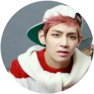 😧 47f5cc1e V kpop, bts, v, 金泰亨, 韩国流行 telegram sticker