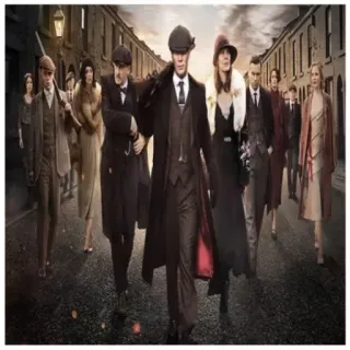 🙂 1e6d3f3a Peaky Blinders Peaky Blinders, Gangster, Drama, Birmingham, Engeland, Misdaad, Historische fictie, Serie whatsapp sticker