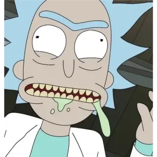 😬 6967a618 Rick Sanchez Rick and Morty ริกแอนด์มอร์ตี้, ริก ซานเชส, นิ้วกลาง, การ์ตูน, แอนิเมชันสำหรับผู้ใหญ่ whatsapp sticker
