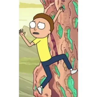 🗽 be0ec183 Morty Rick and Morty มอร์ตี้, การ์ตูน, แอนิเมชั่น, ตัวละคร, ริกและมอร์ตี้ whatsapp sticker