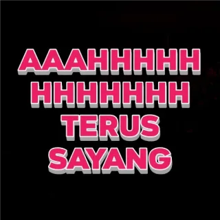 🙂 98471913 AAAAHHHHHH
HHHHHHHHHH
TERUS
SAYANG văn bản, em yêu, tiếp tục, hài hước, từ ngữ, biểu cảm whatsapp sticker