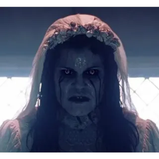 😈 6601896b horror, eng, geest, bruid, griezelig, bovennatuurlijk telegram sticker