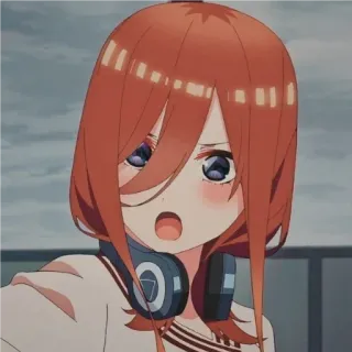 😠 cfab70fb anime, girl, headphones, cute, manga whatsapp sticker