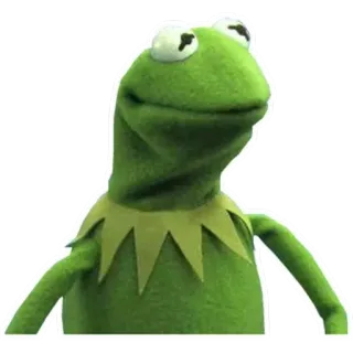 🙂 09f4458e Kermit kermit, muppet, katak, boneka, hijau, karakter telegram sticker