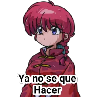 🙂 c6fd3385 Ya no se que Hacer verdrietig, anime, huilen, vrouwelijk telegram sticker