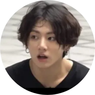 😧 ab9caae3 Jungkook kpop, จองกุก, bts, นักร้อง, คนดัง, เพลง whatsapp sticker