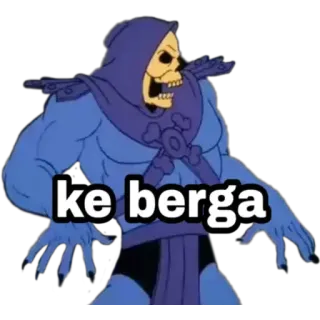 🙂 0b1cc43a Skeletor Masters of the Universe ke berga Cartoon, Bösewicht, Skeletor, Böse, Skelett telegram sticker
