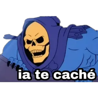 🙂 294a9bbb Skeletor Masters of the Universe ia te caché skeletor, bösewicht, erwischt, zeichentrick, 80er telegram sticker