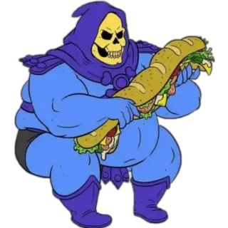 Skeletor telegram stickers