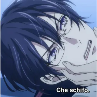 😰 3297a458 Che schifo. Anime, Personne, Visage, Expression, Lunettes whatsapp sticker