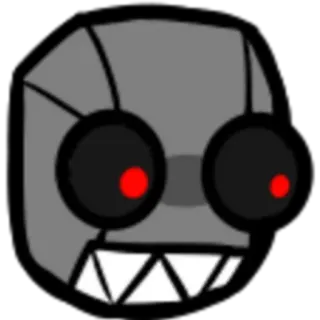 🌟 77653c80 robot, scary, monster, evil, cartoon, creature whatsapp sticker