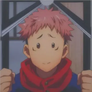 🙂 1741fd3e Yuji Itadori Jujutsu Kaisen Anime, Manga, Yuji Itadori, Jujutsu Kaisen, Charakter, Japanische Animation whatsapp sticker