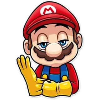 😊 b57ccbe0 Mario videospiel, mario, super mario, cartoon, nintendo telegram sticker