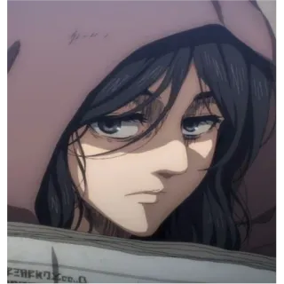 ⚡ 58baea02 Pieck Finger Attack on Titan Anime, Manga, Pieck, Attack on Titan, Nhân vật, Cô gái telegram sticker