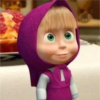🌃 1a412db9 Masha Masha and the Bear cartoon, cute, girl, animation, character whatsapp sticker