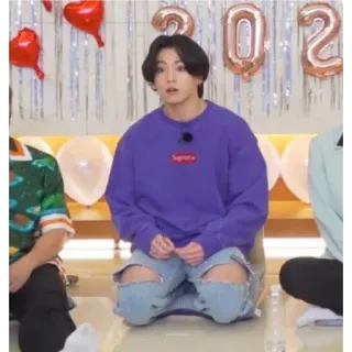 🙂 bb1de58c Jeon Jungkook kpop, bts, นักร้อง, ไอดอล, แฟชั่น, supreme, คนดัง whatsapp sticker