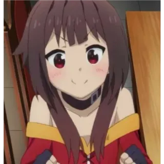 😊 9f6b9b37 Megumin Konosuba Anime, Manga, Megumin, Konosuba, Lindo, Kawaii, Fanart, Personaje telegram sticker