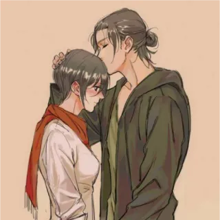 Eren Yeager SNK whatsapp stickers